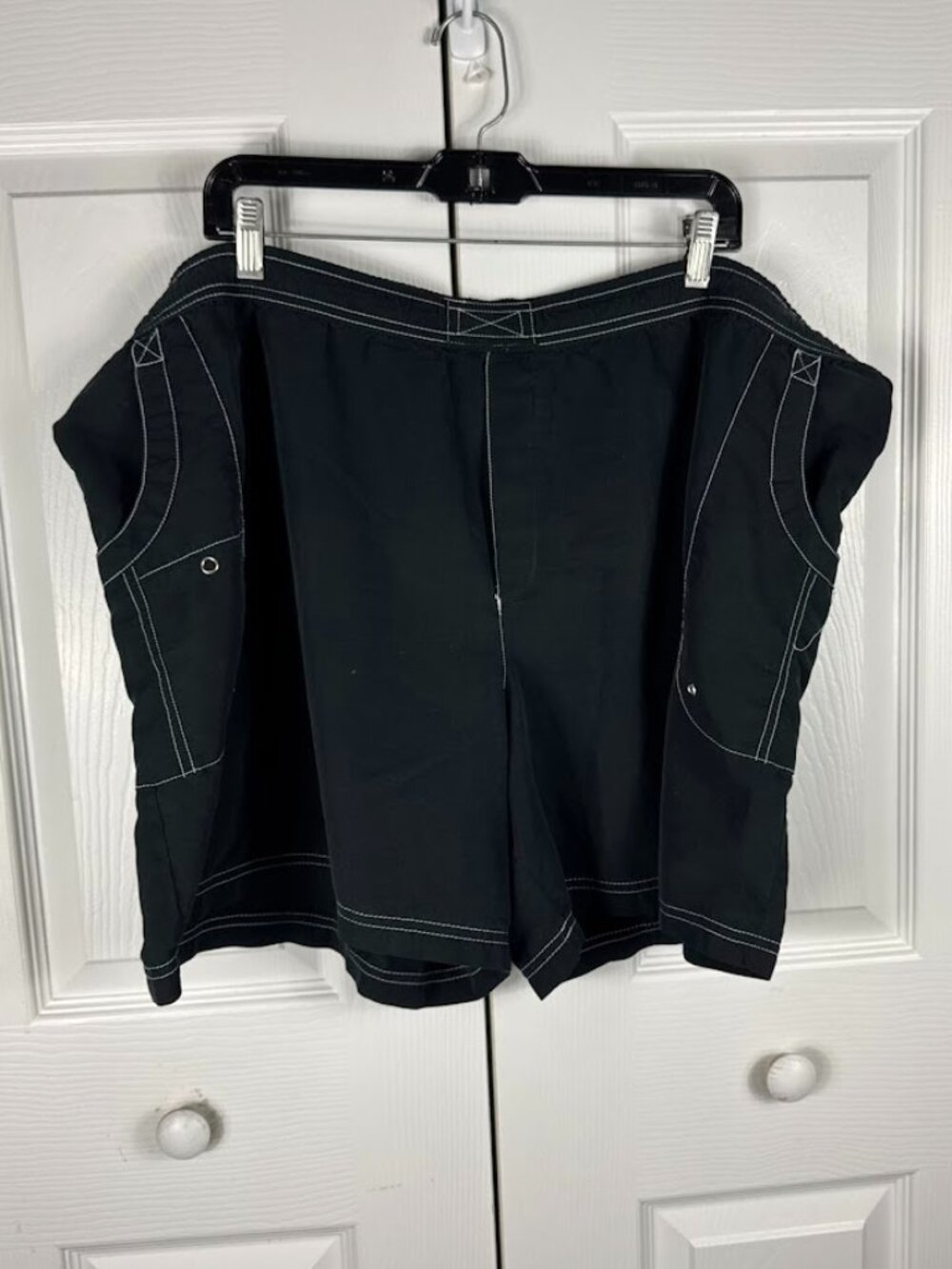 Just My Size Women's Shaped Fit Shorts Rich Black 22W/24W